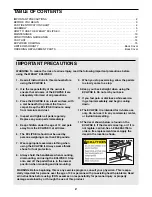 Preview for 2 page of Weslo Eclipse 2 WLEL45071 User Manual