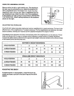 Preview for 7 page of Weslo Flex 2xt Owner'S Manual