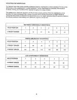 Preview for 9 page of Weslo Flex 505 Manual