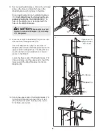 Предварительный просмотр 8 страницы Weslo Gym 3000 Manual