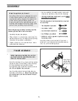 Preview for 5 page of Weslo Gym 750 User Manual