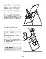 Предварительный просмотр 12 страницы Weslo Inversion Flex WLBE0109.0 User Manual