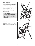 Предварительный просмотр 13 страницы Weslo Inversion Flex WLBE0109.0 User Manual