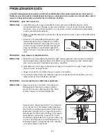 Preview for 17 page of Weslo Lyne 3500 Treadmill (Hungarian) Felhasználói Kézikönyv