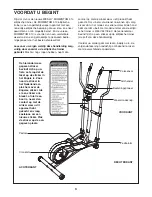 Preview for 3 page of Weslo Momentum 410 Elliptical (Dutch) Gebruiksaanwijzing