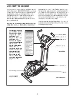 Preview for 3 page of Weslo Momentum 605 Elliptical (Dutch) Gebruiksaanwijzing