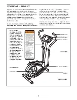 Preview for 3 page of Weslo Momentum 615 Elliptical (Dutch) Gebruiksaanwijzing