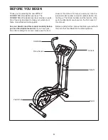 Preview for 4 page of Weslo Momentum 620 Elliptical Manual