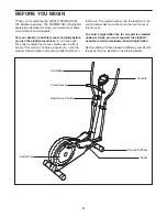 Предварительный просмотр 4 страницы Weslo Momentum 735 Elliptical User Manual