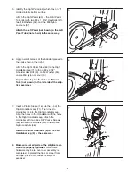 Предварительный просмотр 7 страницы Weslo Momentum 735 Elliptical User Manual