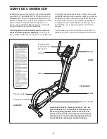 Preview for 3 page of Weslo Momentum 745 Elliptical (French) Manuel De L'Utilisateur