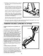 Preview for 8 page of Weslo Momentum 745 Elliptical (French) Manuel De L'Utilisateur