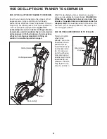 Preview for 8 page of Weslo Momentum 800 (Dutch) Gebruiksaanwijzing