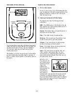 Preview for 11 page of Weslo Momentum CT 3.8 User Manual