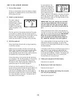 Preview for 18 page of Weslo Momentum CT 5.9 Manual