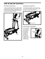 Preview for 12 page of Weslo Momentum G 3.1 Elliptical Manual