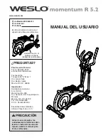 Preview for 1 page of Weslo Momentum R 5.2 (Spanish) Manual Del Usuario