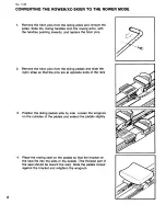 Preview for 8 page of Weslo Powerglide 1800 Manual