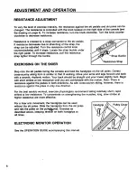 Предварительный просмотр 6 страницы Weslo powerglide Xcs Manual