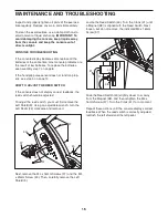 Предварительный просмотр 16 страницы Weslo PRO 11.0x WLEX31810.0 User Manual