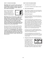 Preview for 13 page of Weslo Pro Crosswalk 7.9 Treadmill Manual