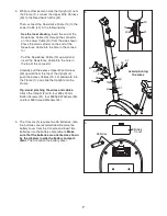 Preview for 7 page of Weslo Pursuit 2.9 Manual