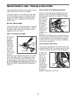 Preview for 8 page of Weslo Pursuit 20.2 Ct User Manual