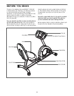 Preview for 4 page of Weslo Pursuit 3.8 Bike Manual