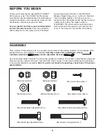 Preview for 3 page of Weslo Pursuit 612s User Manual