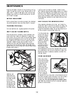 Preview for 12 page of Weslo Pursuit 616s User Manual