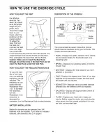 Preview for 8 page of Weslo PURSUIT 618s User Manual