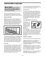 Preview for 10 page of Weslo Pursuit 622 User Manual