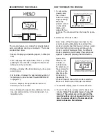 Preview for 10 page of Weslo PURSUIT 675s User Manual