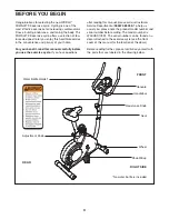 Preview for 3 page of Weslo Pursuit 93 User Manual