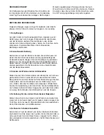 Preview for 12 page of Weslo Pursuit 95 Manual