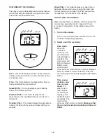 Preview for 12 page of Weslo pursuit ct 3.3 WLEX81915.1 User Manual