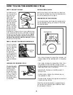 Preview for 8 page of Weslo Pursuit E 28 User Manual