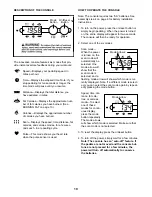 Preview for 10 page of Weslo Pursuit E21 User Manual