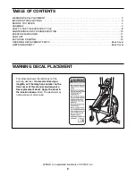 Preview for 2 page of Weslo PURSUIT E25 User Manual