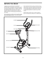 Предварительный просмотр 4 страницы Weslo Pursuit Easy 100 Manual