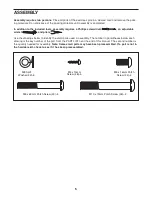 Preview for 5 page of Weslo Pursuit Easy 100 Manual