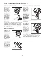 Preview for 11 page of Weslo Pursuit Easy 100 Manual