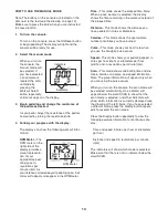 Preview for 13 page of Weslo Pursuit Easy 100 Manual