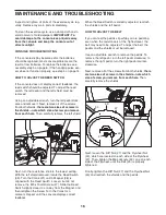 Preview for 16 page of Weslo Pursuit Easy 100 Manual