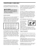 Preview for 12 page of Weslo Pursuit R 20 User Manual