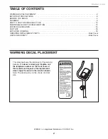 Предварительный просмотр 2 страницы Weslo PURSUIT S 2.8 User Manual