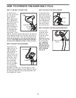 Preview for 8 page of Weslo Pursuit S 25 Exercise Bike User Manual