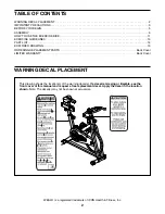 Preview for 2 page of Weslo pursuit sct 4.4 User Manual