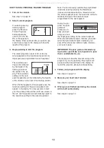 Preview for 14 page of Weslo Pursuit T 3.8 User Manual