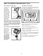 Preview for 8 page of Weslo Pursuit T 39 Exercise Bike User Manual